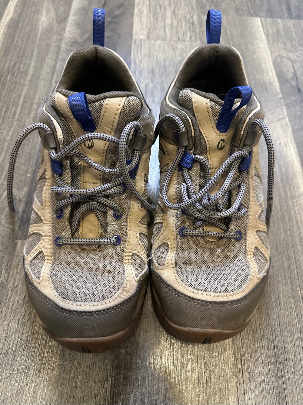 Merrell Women’s Tan and Gray Trail Shoes